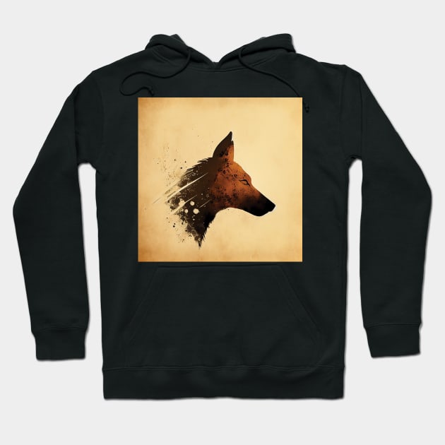 Cave Wolf Hoodie by Focused Instability